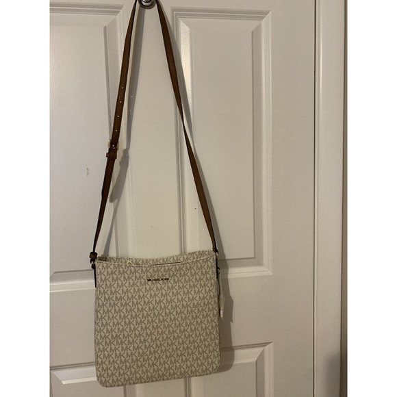 Michael Kors Jet Set Travel Chain Shoulder Tote - Sherbert Multi, Large - Picture 1 of 5